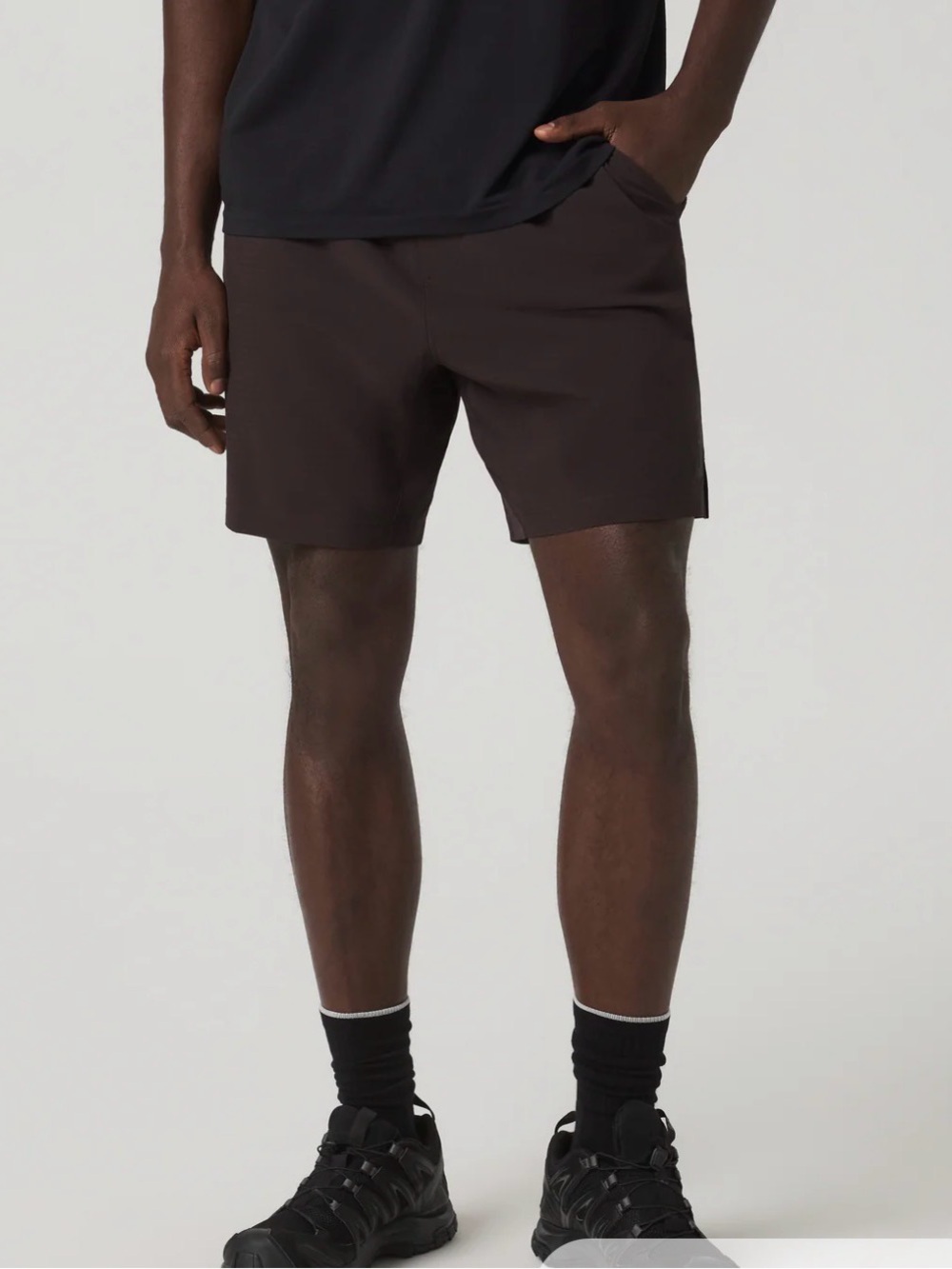 Vuori Men’s “Hard Kore” Short 7” Inseam w/ Boxer Brief Liner (M)